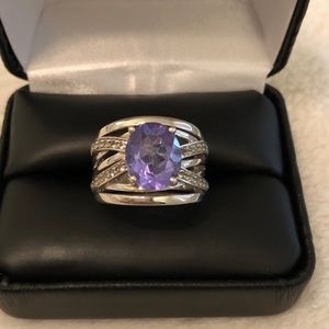 Authentic stones/diamonds ring